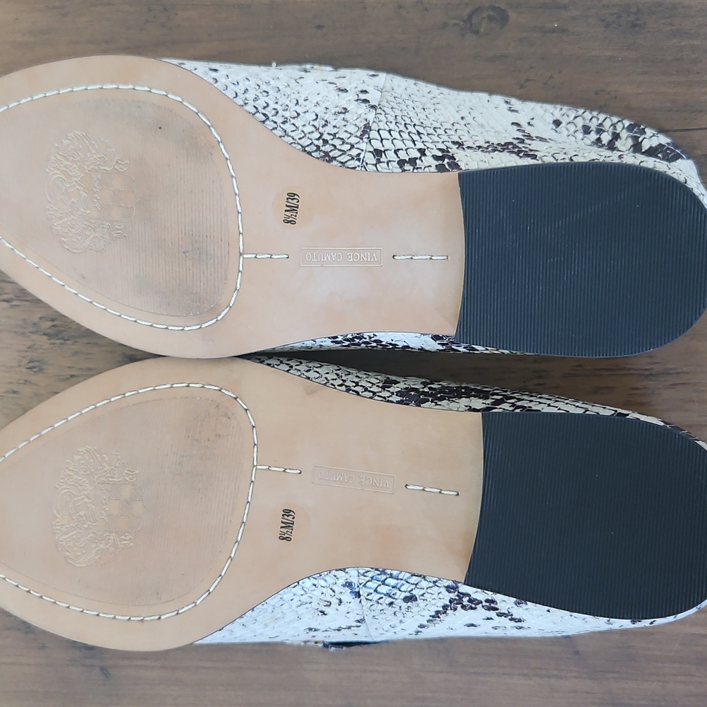 Vince Camuto Snakeskin Loafer - Picture 5 of 8